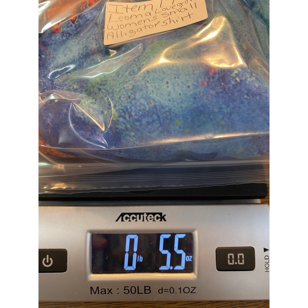 Leoma Lovegrove Women's Alligator Shirt Size Small Artsy Vacation Tropical Boho - Picture 11 of 11